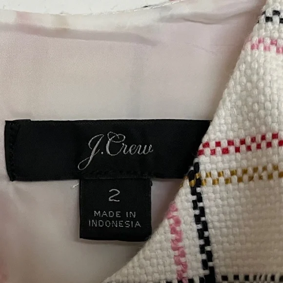 Check Pattern J Crew Dress - Picture 4 of 8